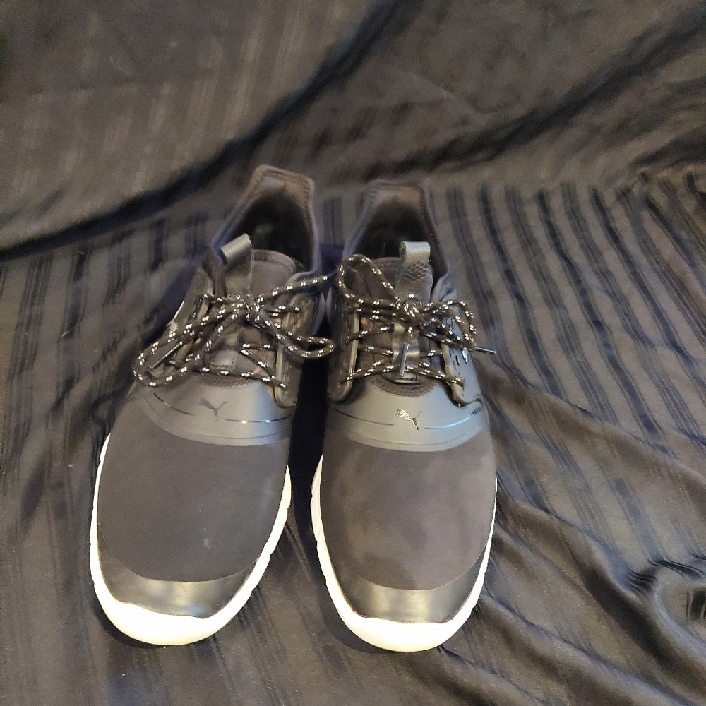 Puma Ignite Power Pwr Sport Golf Shoe Black White Men's 8.5